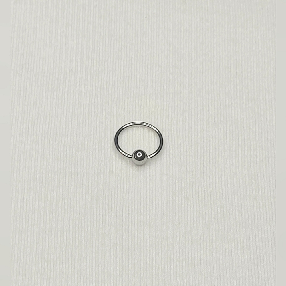 16 Gauge 7/16" Implant Grade Captive Bead Ring